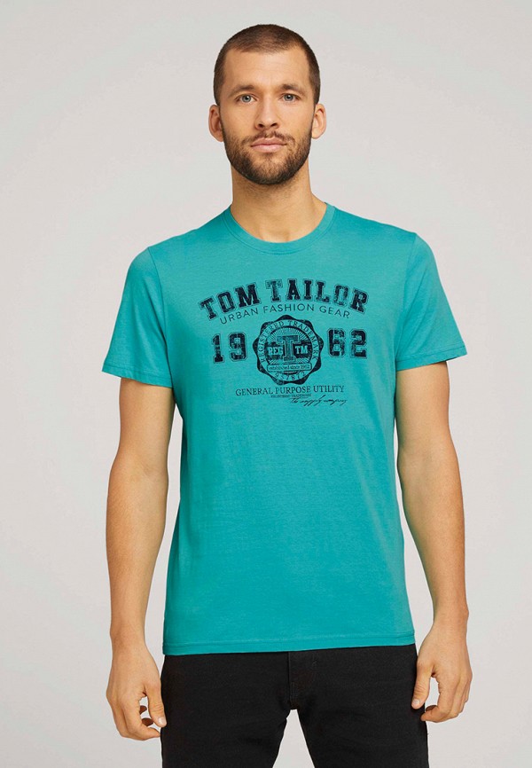 

Футболка Tom Tailor, Бирюзовый, Tom Tailor TO172EMMDFP1