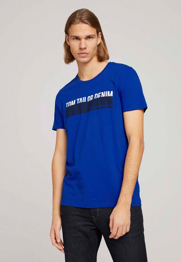 

Футболка Tom Tailor Denim, Синий, Tom Tailor Denim TO172EMMMRR1
