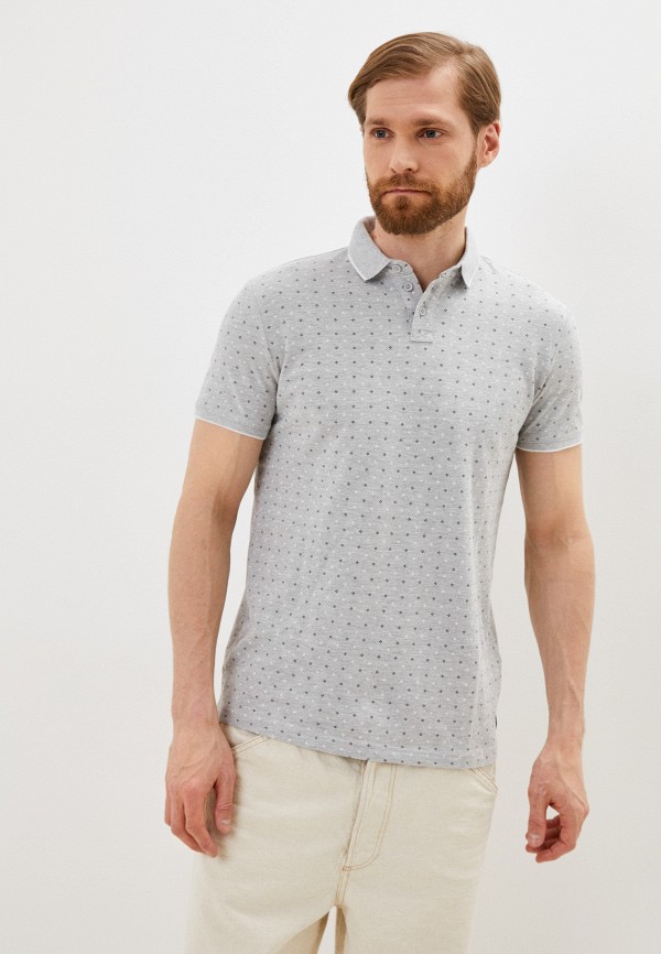 

Поло Tom Tailor Denim, Серый