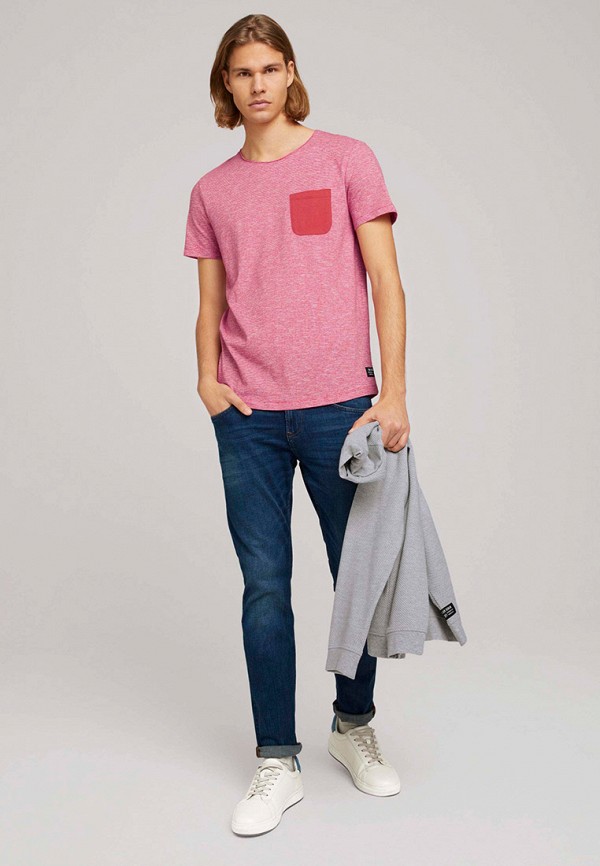 

Футболка Tom Tailor Denim, Розовый, Tom Tailor Denim TO172EMMMRW3