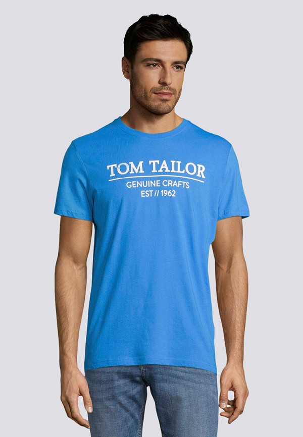

Футболка Tom Tailor, Голубой, Tom Tailor TO172EMMPHS5