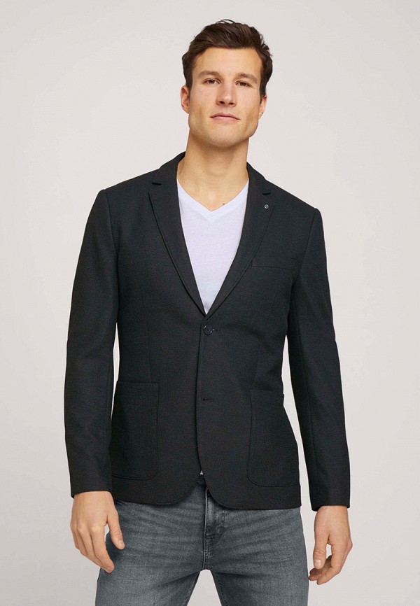 

Пиджак Tom Tailor, Черный, Tom Tailor TO172EMMSMU0