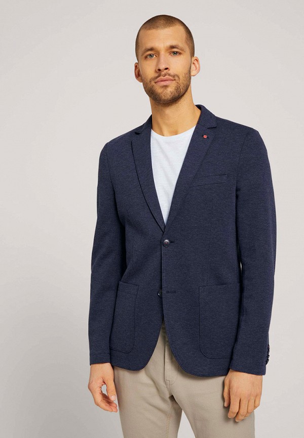 

Пиджак Tom Tailor, Синий, Tom Tailor TO172EMMSMX7