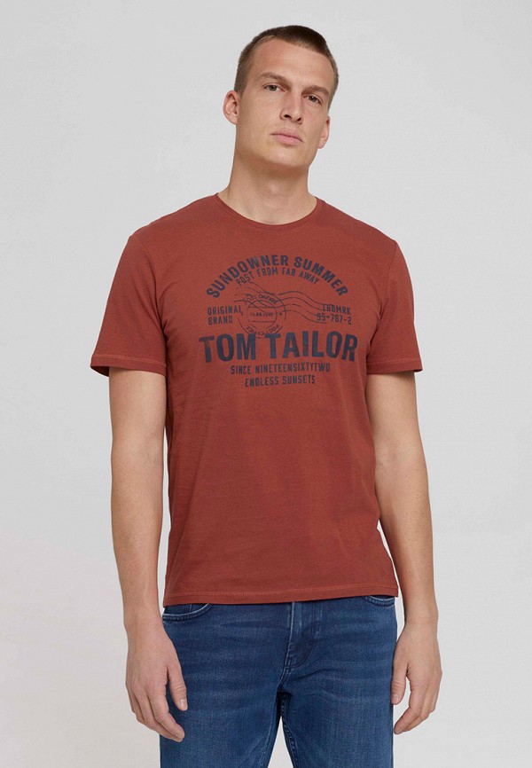 

Футболка Tom Tailor, Красный, Tom Tailor TO172EMMSND6