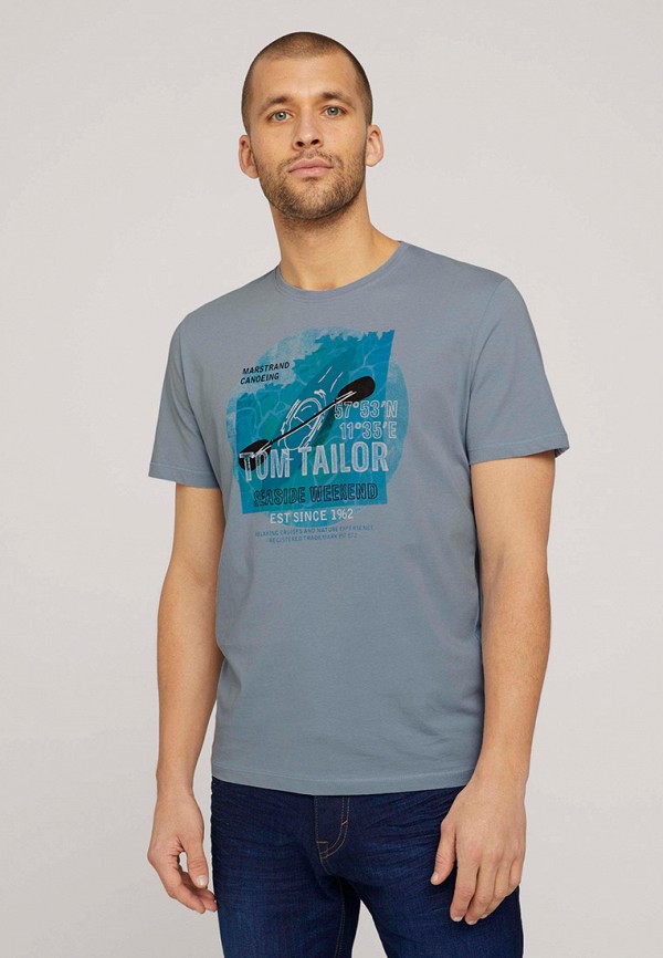 

Футболка Tom Tailor, Синий, Tom Tailor TO172EMMSNP6
