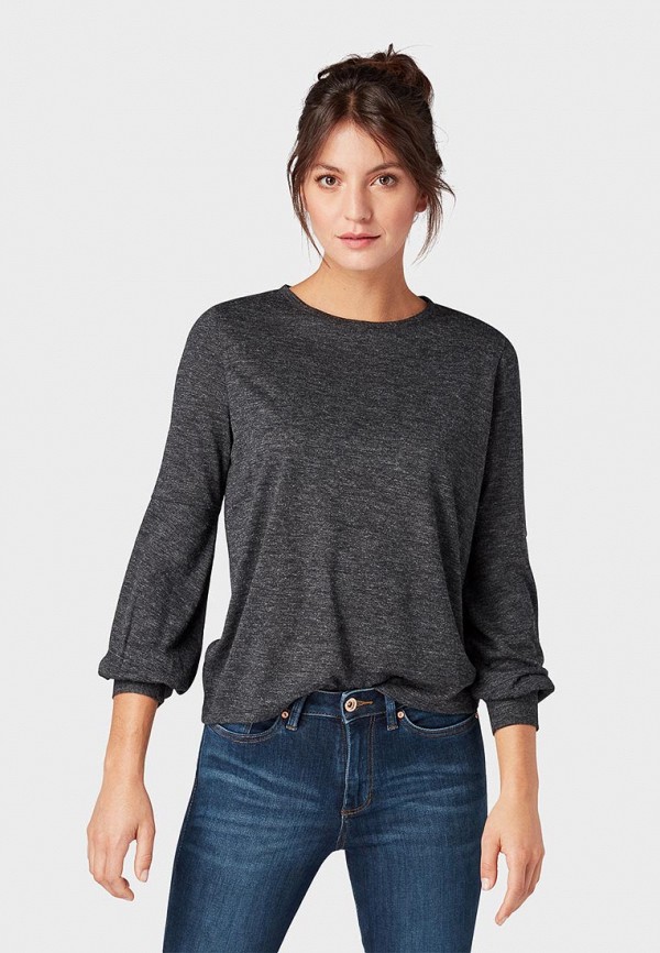 

Лонгслив Tom Tailor Denim, Серый