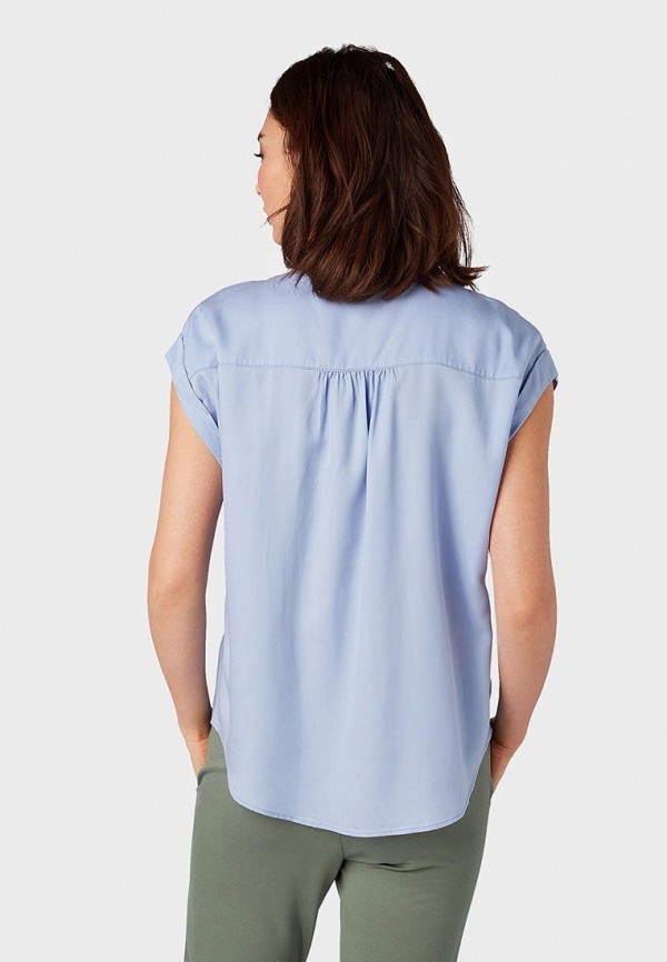 

Блуза Tom Tailor; Tom Tailor TO172EWEXGH2, Голубой