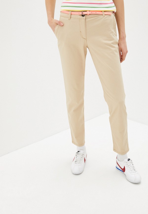 

Брюки Tom Tailor, Бежевый, Chino slim