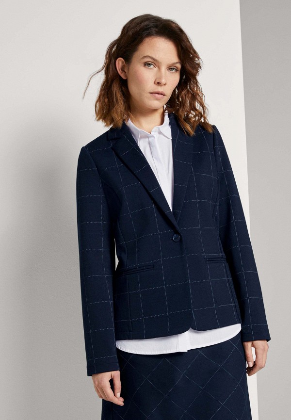 

Пиджак Tom Tailor, Синий, Tom Tailor TO172EWLGIO3