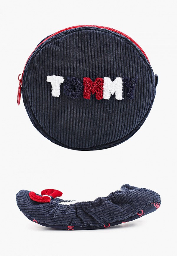 

Комплект Tommy Hilfiger, Синий, тапочки и сумочка