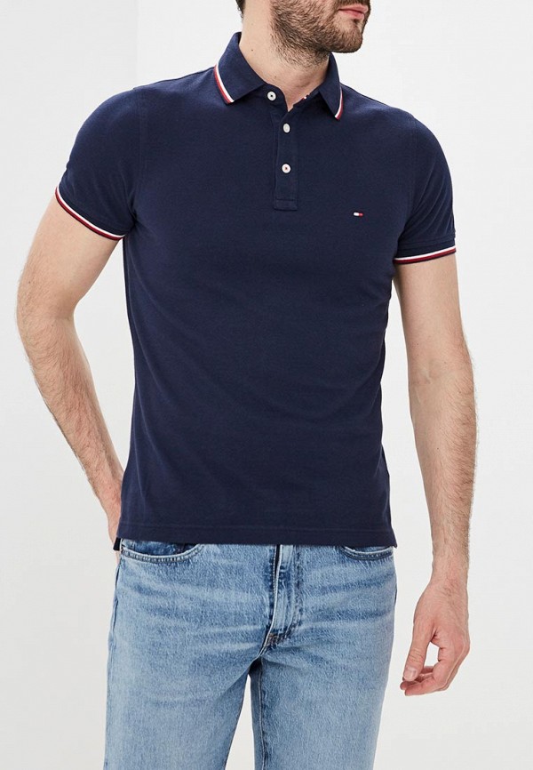 

Поло Tommy Hilfiger, Синий