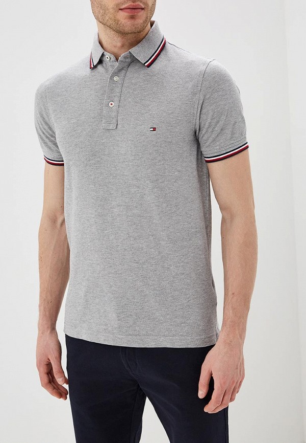 

Поло Tommy Hilfiger, Серый
