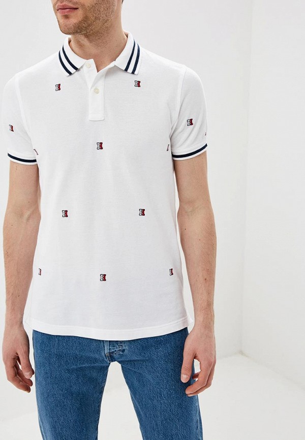 

Поло Tommy Hilfiger, Белый