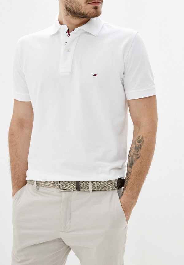 

Поло Tommy Hilfiger, Белый