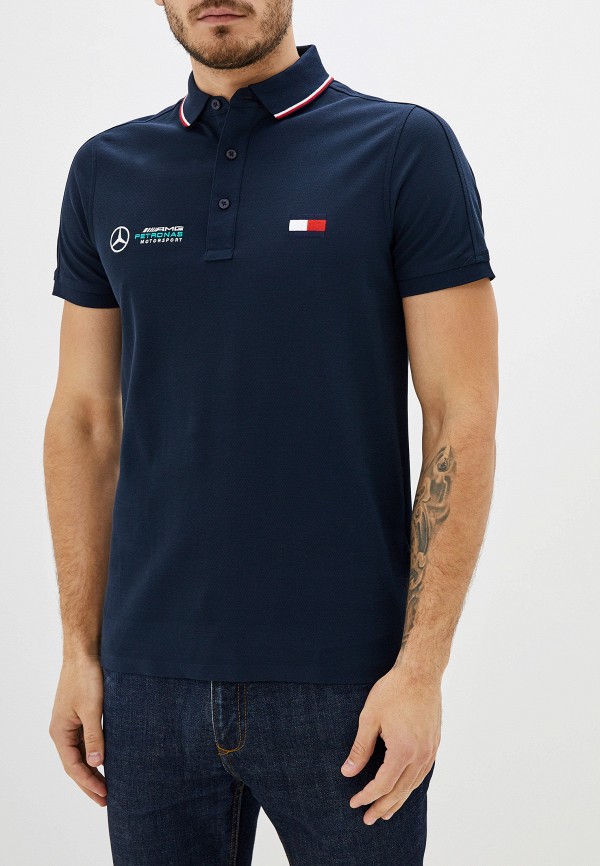 

Поло Tommy Hilfiger, Синий, Mercedes