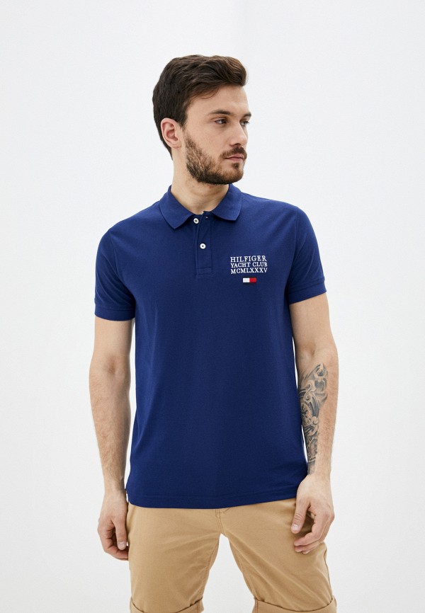 

Поло Tommy Hilfiger, Синий