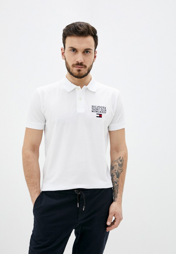 

Поло Tommy Hilfiger, Белый