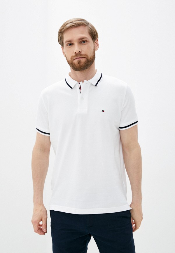 

Поло Tommy Hilfiger, Белый