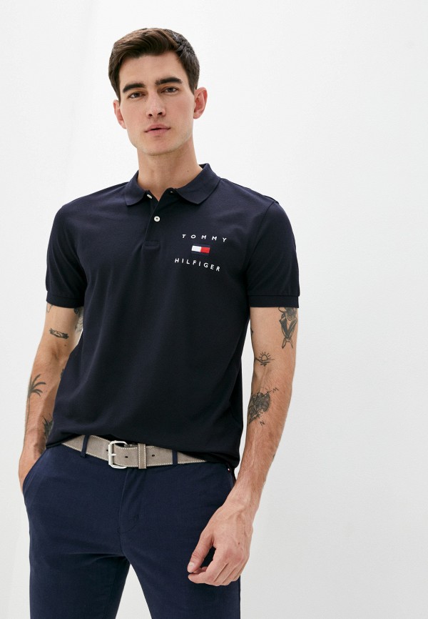 

Поло Tommy Hilfiger, Синий