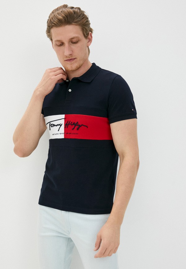

Поло Tommy Hilfiger, Синий