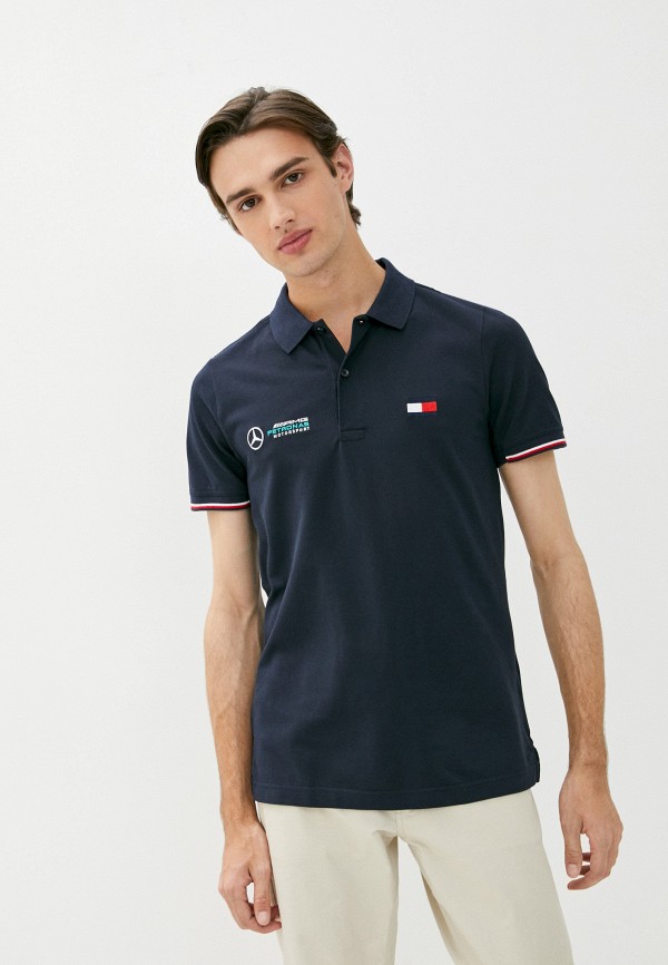 

Поло Tommy Hilfiger, Синий, Mercedes