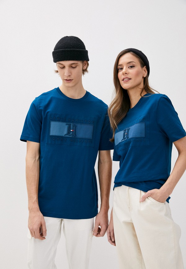 

Футболка Tommy Hilfiger, Синий, Lewis Hamilton