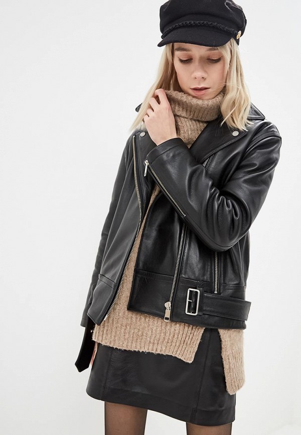 

Куртка кожаная Tommy Hilfiger, Черный