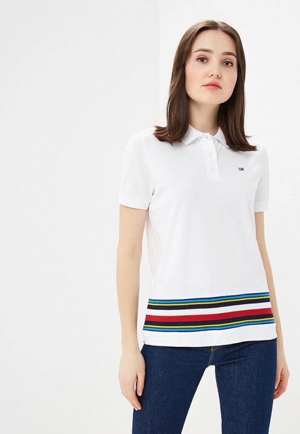 

Поло Tommy Hilfiger, Белый
