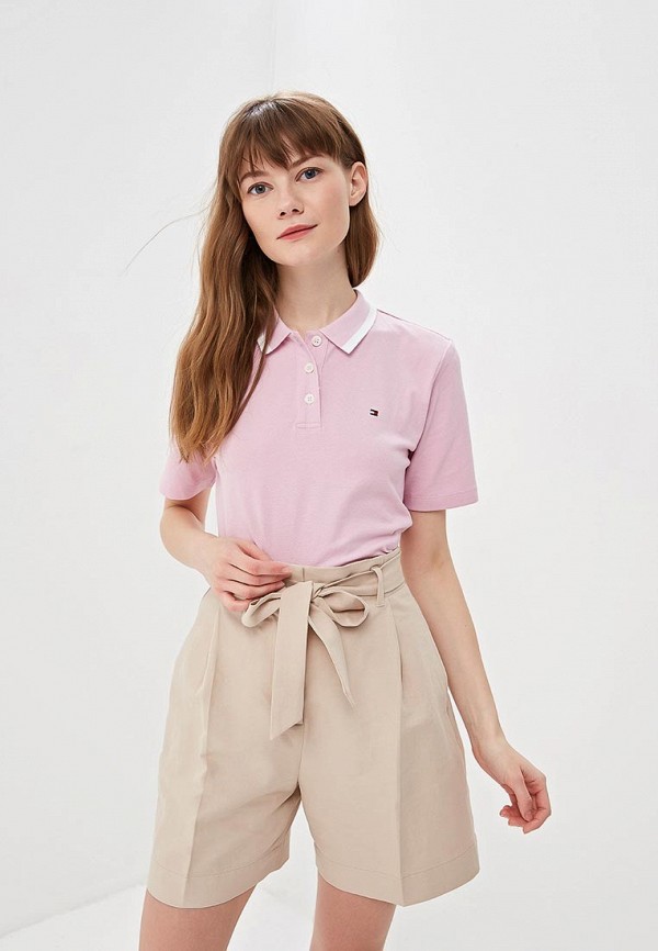 

Поло Tommy Hilfiger, Розовый