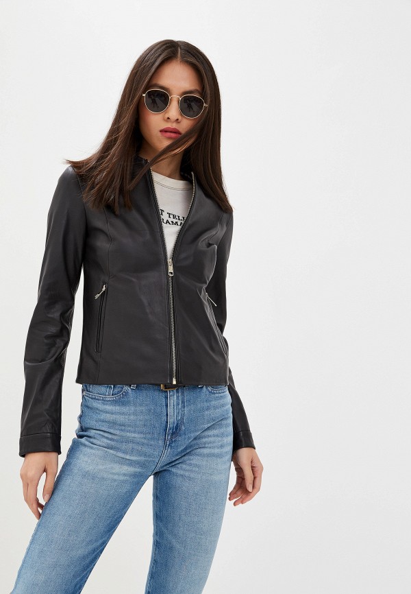 

Куртка кожаная Tommy Hilfiger, Черный