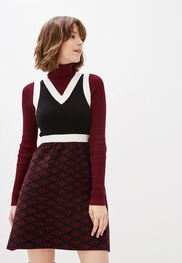 

Платье Tommy Hilfiger, Zendaya, Бордовый