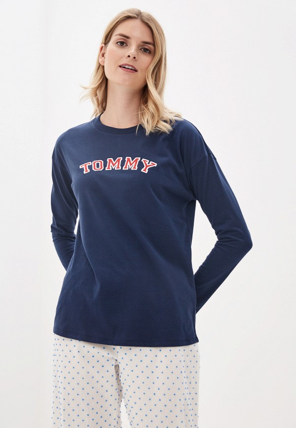 

Лонгслив домашний Tommy Hilfiger, Синий