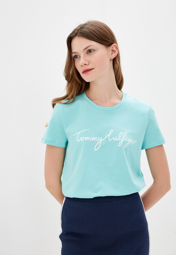 

Футболка Tommy Hilfiger, Бирюзовый