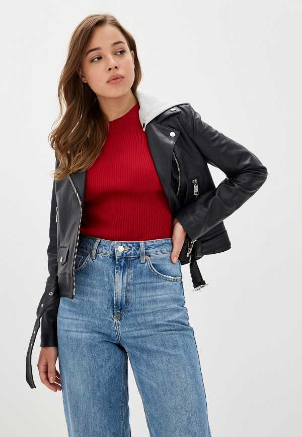 

Куртка кожаная Tommy Hilfiger, Черный
