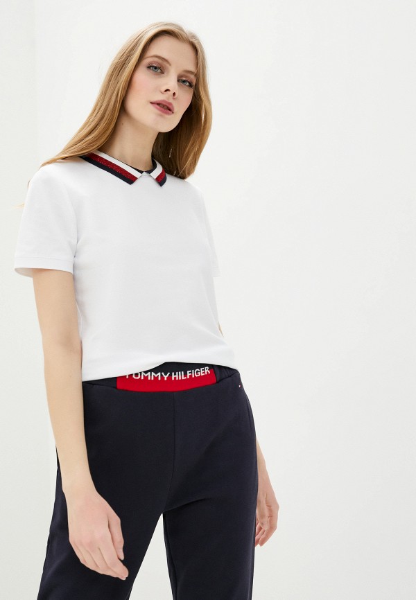 

Поло Tommy Hilfiger, Белый