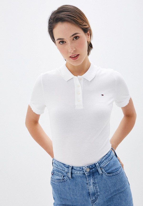 

Поло Tommy Hilfiger, Белый