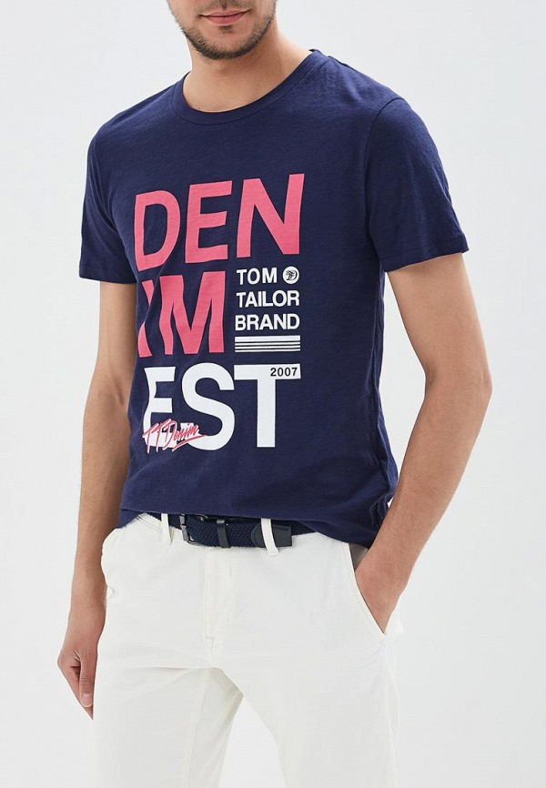 

Футболка Tom Tailor Denim, Синий