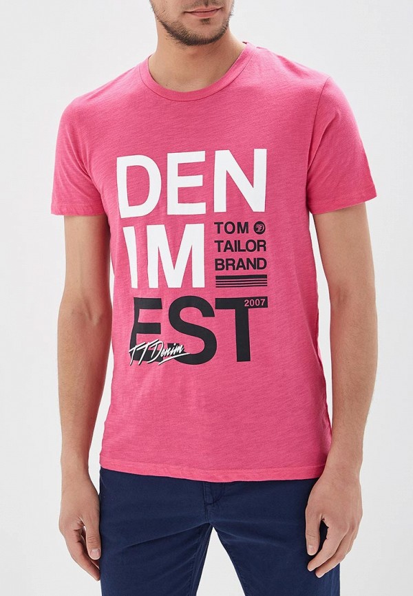 

Футболка Tom Tailor Denim, Розовый
