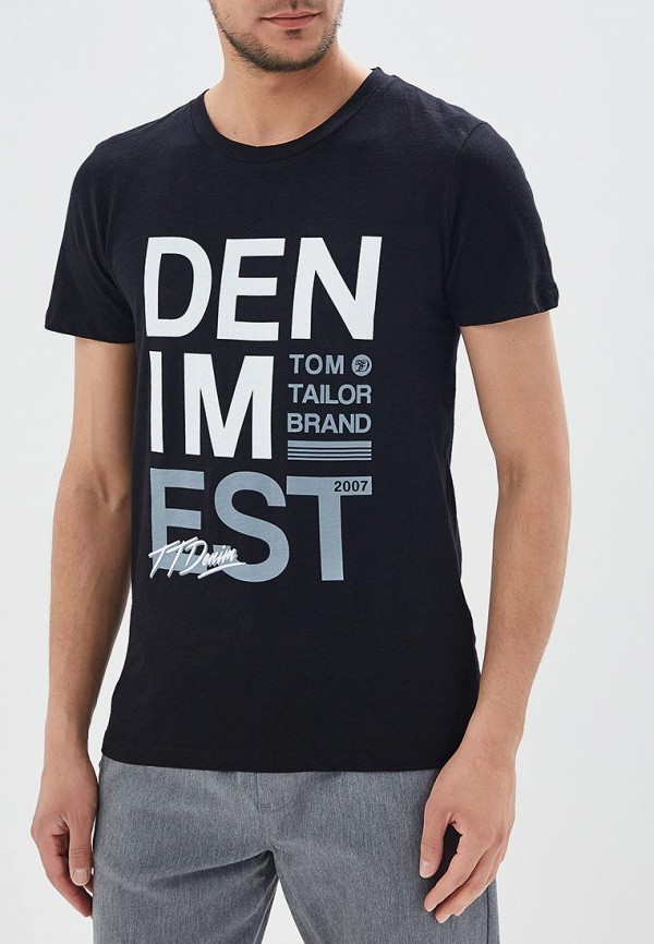 

Футболка Tom Tailor Denim, Черный