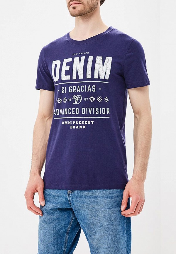

Футболка Tom Tailor Denim, Синий