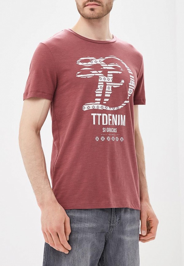 

Футболка Tom Tailor Denim, Бордовый