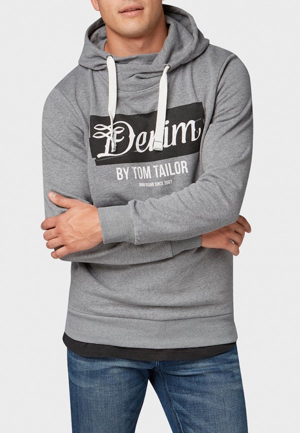 

Худи Tom Tailor Denim, Серый