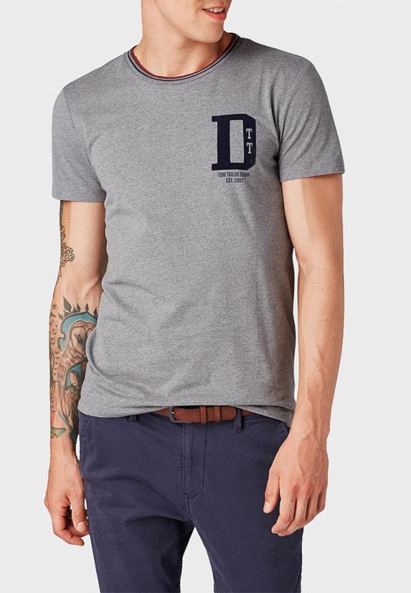 

Футболка Tom Tailor Denim, Серый