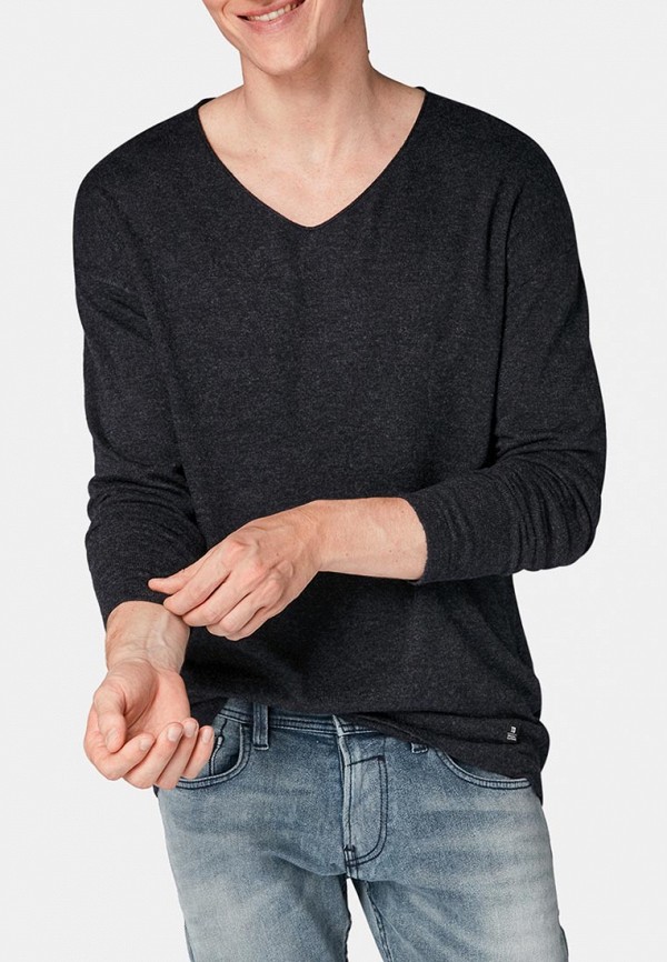 

Лонгслив Tom Tailor Denim, Черный