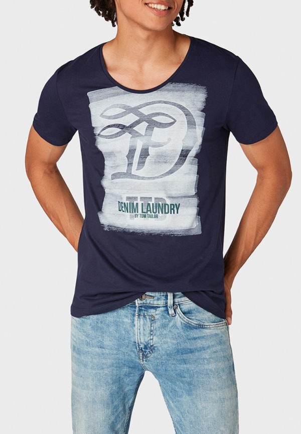 

Футболка Tom Tailor Denim, Синий