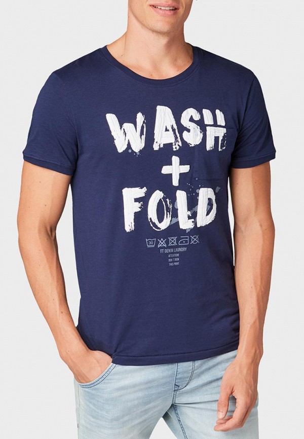 

Футболка Tom Tailor Denim, Синий