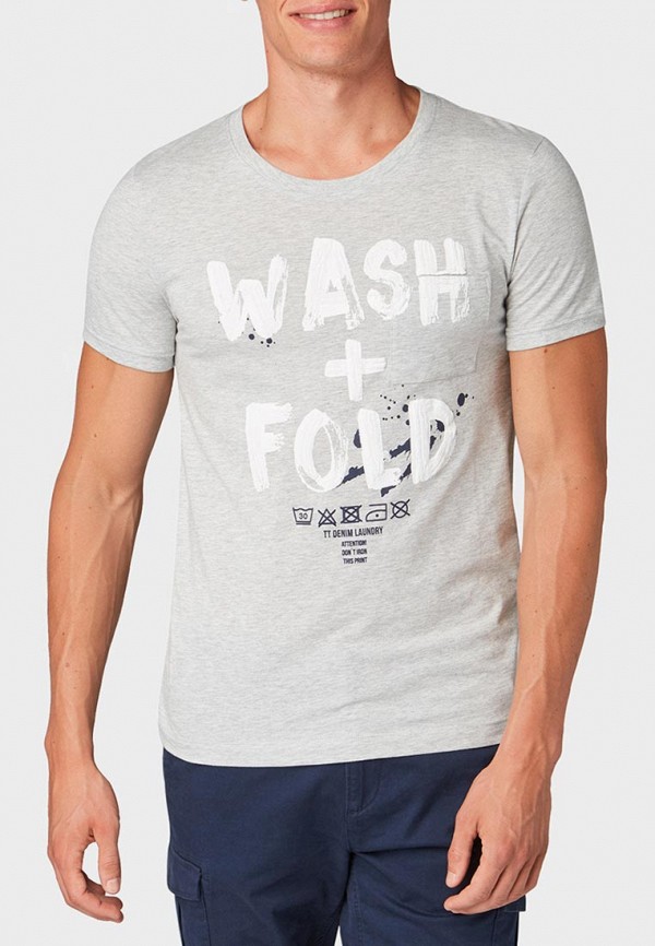 

Футболка Tom Tailor Denim, Серый