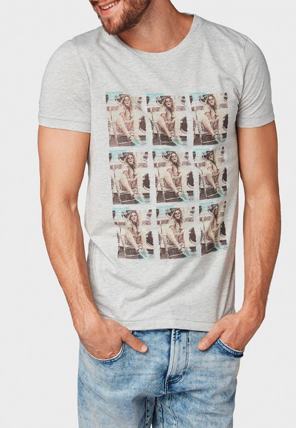

Футболка Tom Tailor Denim, Серый