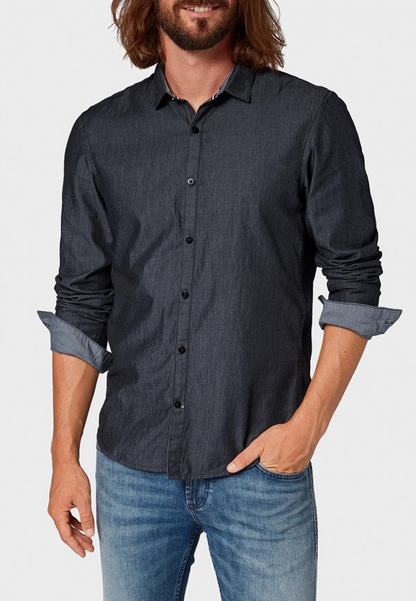 

Рубашка Tom Tailor Denim, Черный