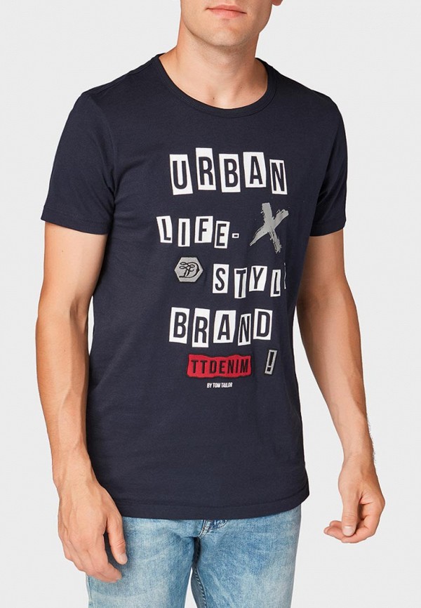 

Футболка Tom Tailor Denim, Синий